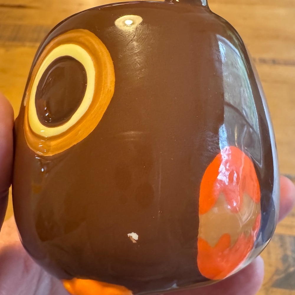 Retro-Style Owl Salt & Pepper Set, Ceramic - Picture 4 of 5